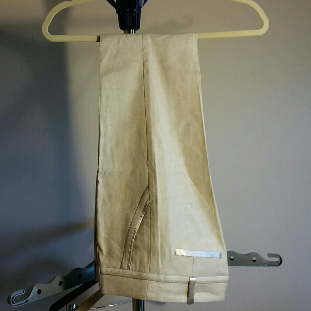 Bebe Linen/spandex slacks